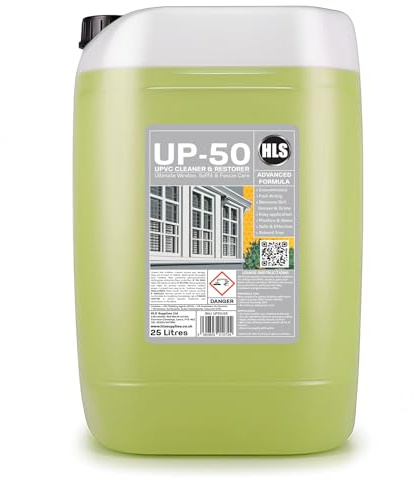 HLS Supplies 25L UP-50 UPVC Cleaner and Restorer - UPVC Cleaner for Windows and Doors