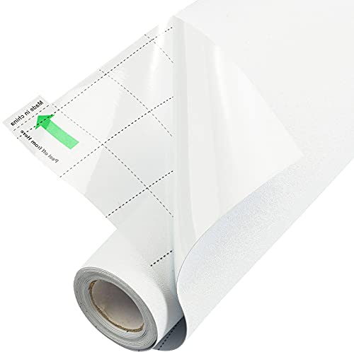 FEOMOS Weiße Fensterfolie Blickdicht, Milchglasfolie, 60x300cm | Sichtschutzfolie Selbstklebend 100% Lichtundurchlässig Scheibenfolie Statische Dunkel für Schlafzimmer Badezimmer Büro