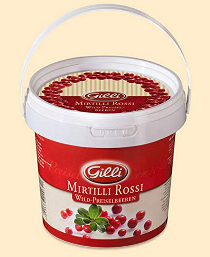 Mirtilli rossi selvatici da spalmare 550 gr. - Gilli