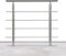 Lospitch Edelstahl-Handlauf Geländer für Balkon Brüstung Treppen mit/ohne Querstreben (150cm, 4 Querstreben)