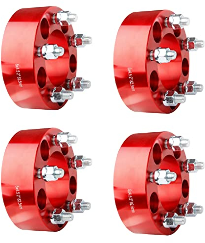 CarBole Distanziali Ruote 5x114,3 & 50mm (4 Pcs) 82,5 mm per Jeep Ford Lincoln Mazda Mercury, distanziali 5 x 4,5 con 20 viti per Wrangler TJ YJ XJ KJ KK ZJ MJ,