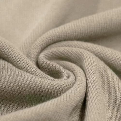 Babystrickstoff | feiner Strickstoff | Baumwolle | Ökotex | viele Farben (dunkelbeige)