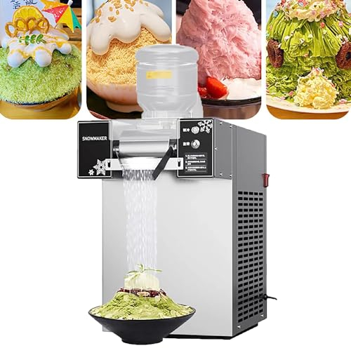 COYEUX 360W Electric Ice Shaving Machine, 60kg/24H Commercial Snowflake Ice Maker, for Home, Office, Party, Bar Snow Cone Ice Crusher