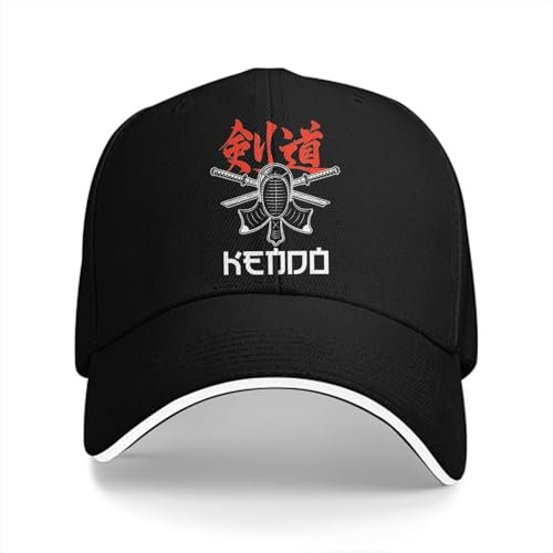 RDCGRS Baseball Cap Pure Color Dad Hats Kendo Bogu Shinai Japanese Martial Arts Warrior Casual Hat Sun Visor Caps Peaked Cap Outdoors