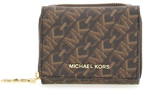 Michael Kors 32S4G8ED8B-227 SM TRIFOLD ZA WALLET Donna BRN/LUGGAGE Taglia TU