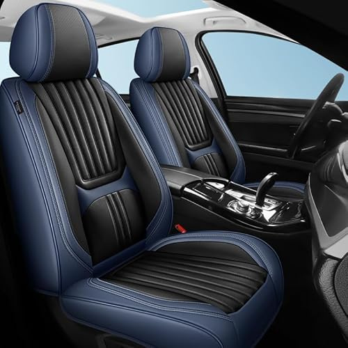 Roguzm Autositzbezüge Universal passend für Passat CC B6 B5 B8 VW Polo Golf 4 5 6 7 MK4 Tguan 2018 Camry Vollschutz Nappa Sitzbezüge