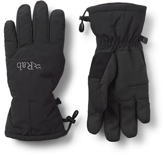 Rab Women's Storm Gloves - Waterproof Breathable Synthetic Insulated Gloves for Skiing & Snowboarding - Black - Small