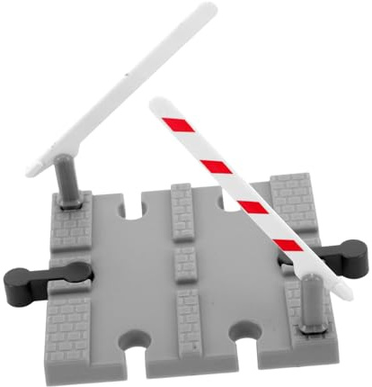 SUPVOX Replacement Train Track Accessories Railway Road Block and Barricade Model for Pretend Play Diy Railing Barrier Plaything for Model Trains