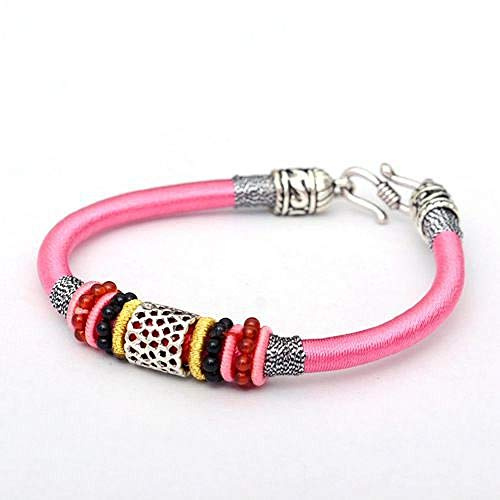 Gewebtes Armband, handgestritztes tibetisches Seil Handseil ethnischer Stil Chinesisches Knoten gewebt