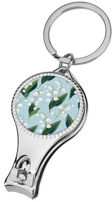 Lindo Lirio del Valle en Azul, cortaúñas para los pies, cortador profesional de uñas para mujeres y hombres