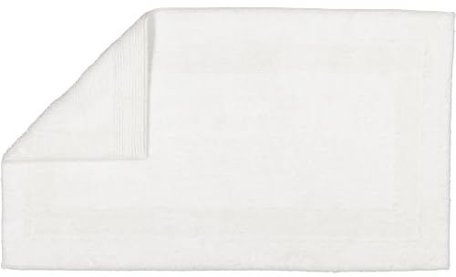 Cawö Badteppiche Luxus Badteppich 1000 Weiss - 600