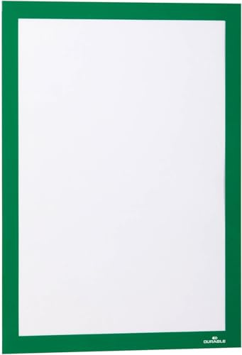 Durable 488205 inforam Duraframe A4, självhäftande magnetram, 10-pack, grön