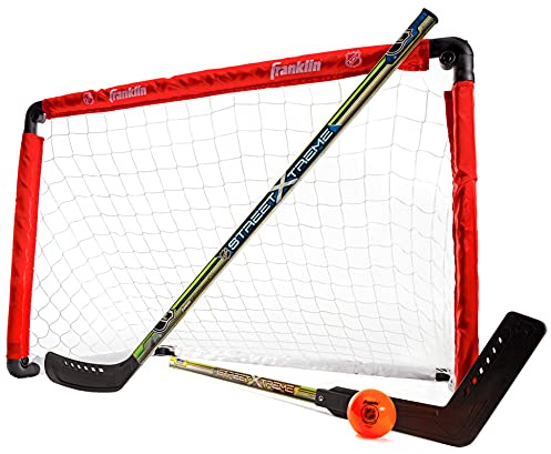 Franklin Sports NHL Goal and 2 Stick Set