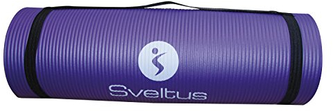 Sveltus Tapis Training 180 x 60 x 1cm Violet pour Fitness et Musculation, Mixte Adulte