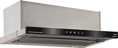 Kaiser Olan EA 644 Eco • Cappa aspirante incassabile • 60 cm • 910 m³/h • LED illuminazione • vetro nero acciaio inox