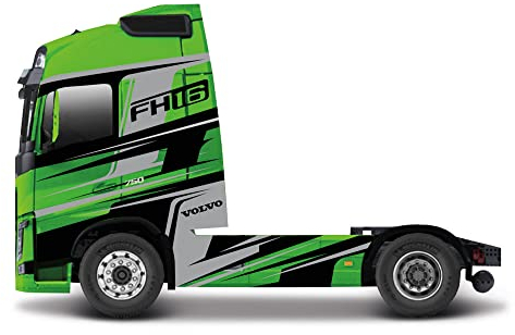 Bburago B18-32204 Street FIRE HAULERS Custom CABS Die-Cast Truck-Volvo FH16 Globetrotter 750 XXL 1:43 - Sammelspielzeug Modell, Verschiedene Designs und Farben