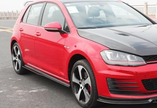 THOMIX Auto Seitenschweller für VW Golf 7 GTI, Seitenschweller Splitter Lip Winglet Diffusor, Auto Seitenrock, Trittbretter Seitenschweller, Auto Zubehör