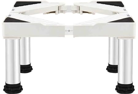 MQZHUK Base per Frigorifero Regolabile,Base per Frigorifero Rimovibile, 4piedini robusti,Lunghezza 50-75cm, Larghezza42-65cm,per Frigorifero e Asciugatrici,fornelli (29-32cm)