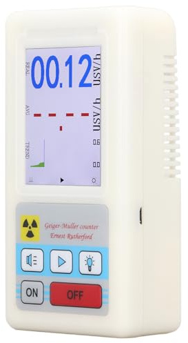 Contatore Geiger Portatile Beta Gamma X Ray, Misuratore di Radiazioni per Rilevatore di Radiazioni Nucleari, Contatore Geiger per Dosimetro di Radiazioni Nucleari Ricaricabile