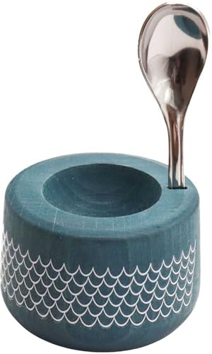 Coffret coquetier en Bois PIOU PIOU Bleu Marine
