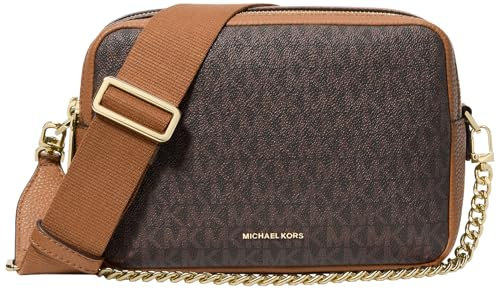 Michael Kors MD DBLZP CHN CAMERA XBODY BRN/ACORN TAGLIA UNICA