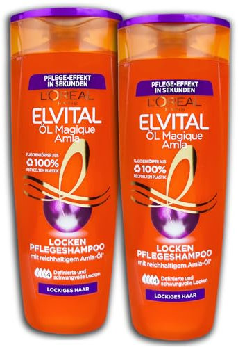 2 er Pack Loreal Elvital ÖL Magique Amla Shampoo 2 x 300ml