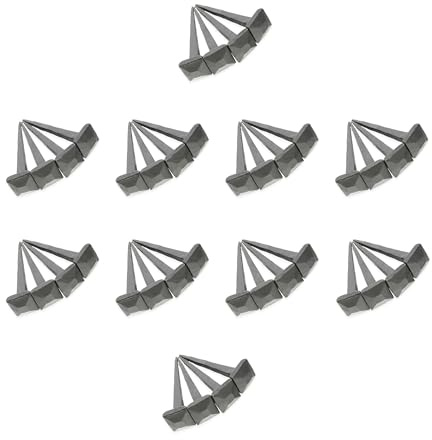 Paquete de 40 clavos de hierro forjados a mano hechos a mano tradicionales (1 kg), cabeza cuadrada rústica, antigua, 75 mm x 20 mm, clavos decorativos para muebles de puerta