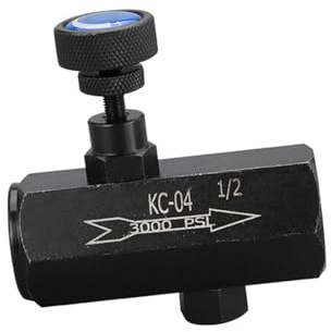 1 Stück Hydraulisches Durchflussregelventil, 1/2 KC-04 Drosselventil Rückschlagventil