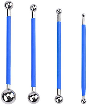 Juego de 4 piezas de herramientas de acabado de azulejos de doble acero, bola prensada, junta de azulejos, reparación de herramientas de fusión