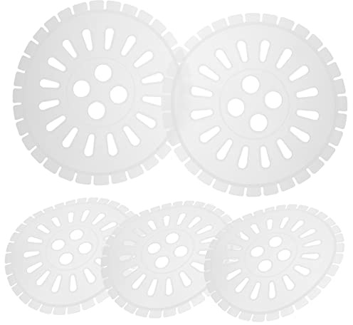 DIYEAH 5 Hojas Deshidratadoras para Lavadora, Accesorio Plástico Flexible de 25 Cm, Diseño Reforzado, Reducción de Arrugas y Vibraciones, Reutilizables para Ropa Delicada y Uso Doméstico