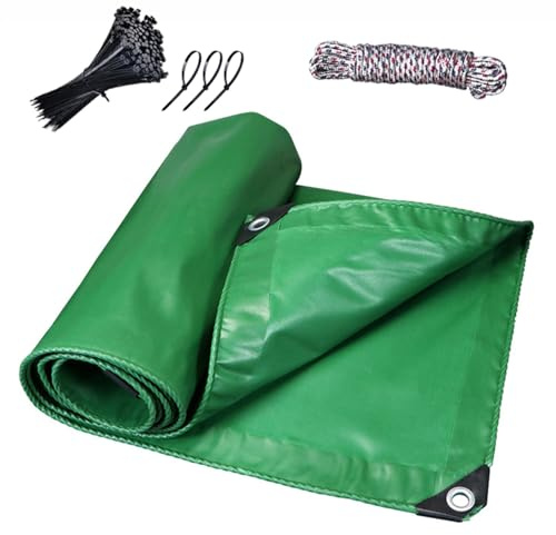 Gewebeplane Abdeckplane Regenschutz Plane PolyesterPlane Wasserdicht Plane Abdeckung ösenplane DraußEn Mehrzweck Schutzplane für Gartenmöbel Holz Auto Camping Pet Hutch(3X10M)