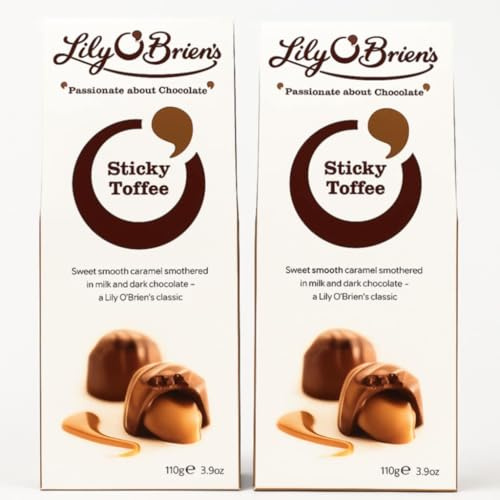 Lily O Brien Sticky Toffee Packs x2 | 110g each