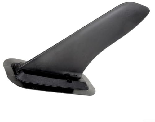 Yuanpgky Surfboard Slide-In Zentralflosse für aufblasbares Paddelboard, Nylonflosse kompatibel mit Longboard und AirSUPS, 27,5 x 25 x 4,5 cm, Schwarz