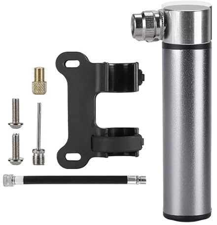 120 PSI Mini Bike Pump Portable for Giant Stance E+ EX-625 Wh-2022-29 Zoll-Fully 2022, Universal Bicycle Air Pump for Road & MTB, Durable Hand Air Pump for Bicycle, Balls,B Titanium