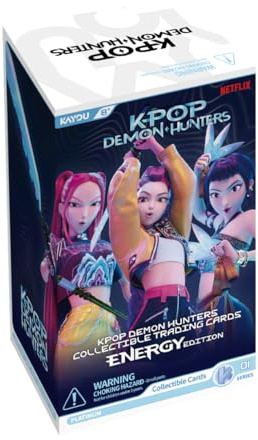 K-POP Demon Hunters: Collectible Trading Cards - Energy Edition Series 1-A Blister | Collectible Cards | Ages 8+