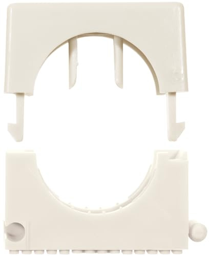 fischer Schelle SCH 812, Elastische Federzunge, Aufnahme von unterschiedlichen Kabeldurchmessern, Koppelung von bis zu drei Rohrclips, 100 Stück