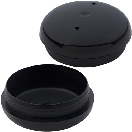 Project Patio 1-1/2 Wrought Iron Patio Furniture Feet Caps - Round Plastic Outdoor Metal Table and Chair Floor Protector Glide Replacement Parts (24 Pack)