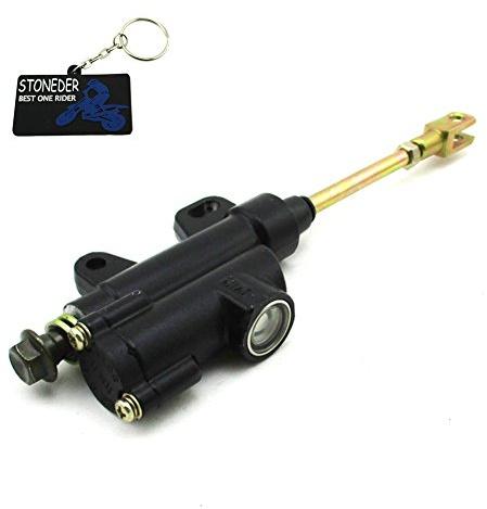 STONEDER Frein Arrière Maître-Cylindre Pompe pour 110 CC 125 CC 140 CC Chinois Lifan YX CRF KLX TTR Piranha IMR GIO Demon Atomik SSR YCF Pitster SSR Thumpstar Moto Dirt Trail