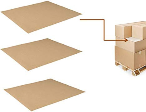 25 Fogli Intercalari 80x120 cm (up to 78x118 cm) di Cartone Ondulato ideali per strati intermedi pallet, spessori interfalde mono onda TST222B