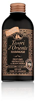 Tesori d'Oriente - Wäscheduft Hammam mit blumigen Noten der Schwarzen Rose, entwickelt, um Ihren Kleidungsstücken einen intensiven und langanhaltenden Duft zu verleihen, für alle Stoffarten, 250 ml