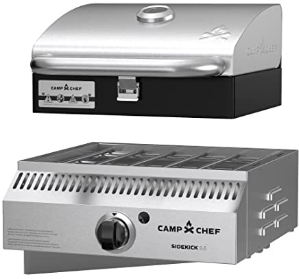 Camp Chef Sidekick Sear - Includes BBQ Box for Pellet Grill - Accessory for Outdoor Cooking - Sear & Grill with Ease - 14 Cooking System Compatible