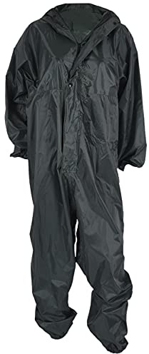 Nicfaky Impermeabile da Motociclista di/Impermeabile Congiunto/Tuta da Uomo e da Tuta da Tuta da Taglia XXL Colore Esercito Verde