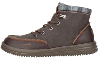 HEYDUDE Bradley Classic - Scarpe Uomo Slip-On Stivaletti, Brown, 46
