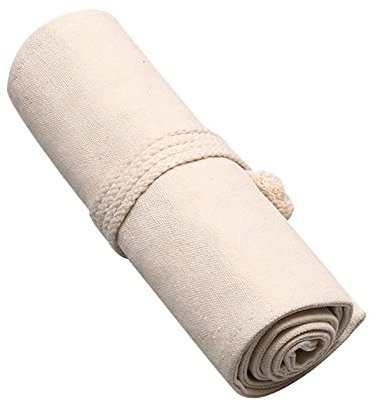 YOGOTEU Portalápices enrollable multiusos para estuche, organizador de lápices de colores de gran capacidad, para estudiantes, artistas, viajeros, 12/36/72, rollo de lápices de colores, rollo de 72