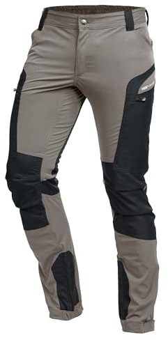 PUMA Workwear Pro-One Wanderhose Herren - Robuste Outdoor Hosen für Herren - Mit verstärktem Nylon für Langlebigkeit - Trekkinghose mit 4-Wege-Stretch - Verstellbarer Knopfleiste - M - Desert Brown