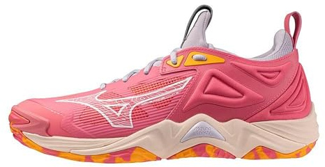 Mizuno Wave Momentum 3 Unisex Volleyball Shoe | Rosebud | US Mens 9/ US Womens 10.5