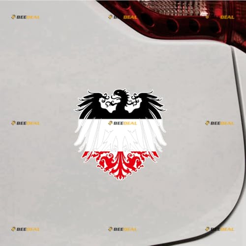 Deutsches Kaiserreich Adler Wappen Deutsches Kaiserreich Aufkleber Decal Vinyl - 2er Pack Reflektierend 15,2cm - für Auto Boot Laptop Becher