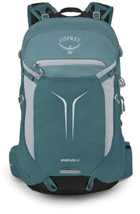 Osprey Sportlite Wanderrucksack, 25L, Torrent Blue | Tagesrucksack, Reise-Tagesrucksack, Campingrucksack, blau, OS-Größe