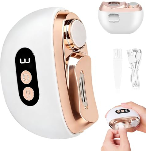 Elektrischer Nagelknipser, 3 in 1 Nagelschleifer Elektrisch, Elektrische Nagelfeile mit LED 3 Geschwindigkeiten, Elektrischer nagelschneider Ultraleise für Senioren Erwachsene Kinder Baby, Great Gift