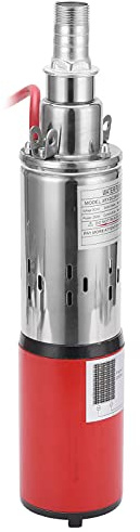 TOPINCN Pompe à Eau Solaire Pompe Submersible à Entraînement électrique à Haute Levée 50m DC24V pour Bateaux de Pêche et étang à Poissons